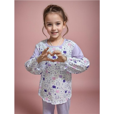 Пижама с брюками Безе ЛК 33051 (Лавандовый)