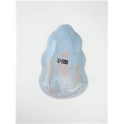 Тарелка новогодняя плоская «Зима», 13.4×20.5 см