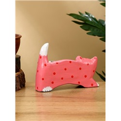 Календарь настольный «Кошка», 13×4×10 см, дерево, розовый