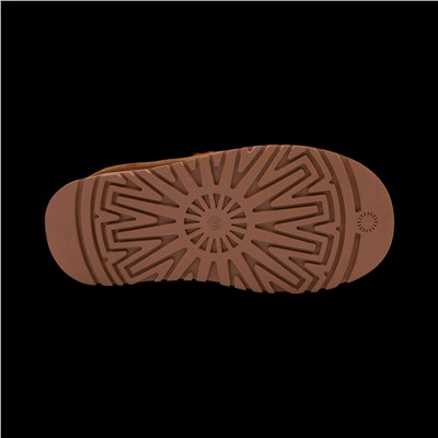 Угги (тапочки) на меху V134 коричневые