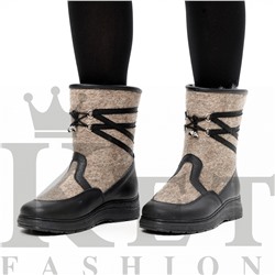 Сапожки женские войлочные Вьюга, литая подошва