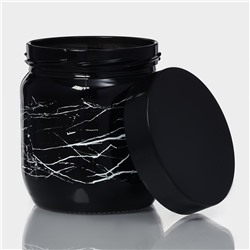 Банка для сыпучих «Марбл», 425 мл, стекло