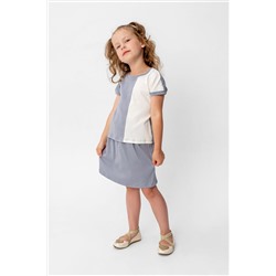 Костюм с юбкой Элис Серый/молочный НАТАЛИ, 876352