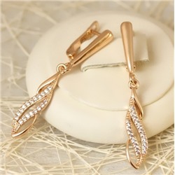 Серьги позолота H01-10244