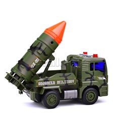 Машина "Военная техника Х-001" с ракетной установкой, в коробке