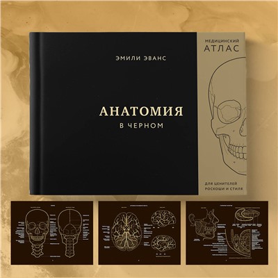 Эксмо Эмили Эванс "Анатомия в черном. Медицинский атлас для любителей роскоши и стиля"