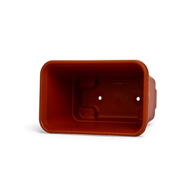 Набор горшков для цветов с поддоном Darel plastic, 750 мл, 73 см, 7 шт., терракотовый