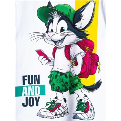 Комплект трикотажный для мальчиков: фуфайка (футболка), брюки