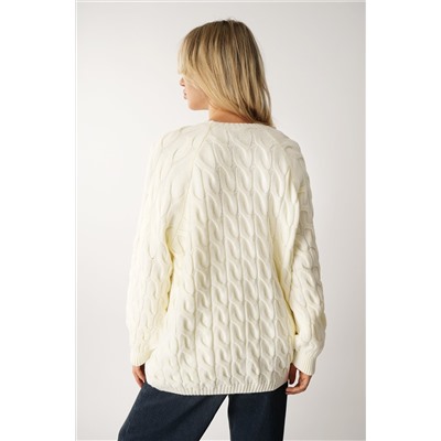 Женский свитер оверсайз Happyfox