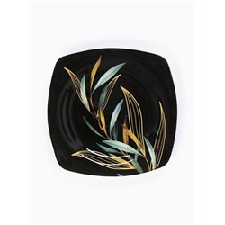 Тарелка квадратная «Тропики», 20 см