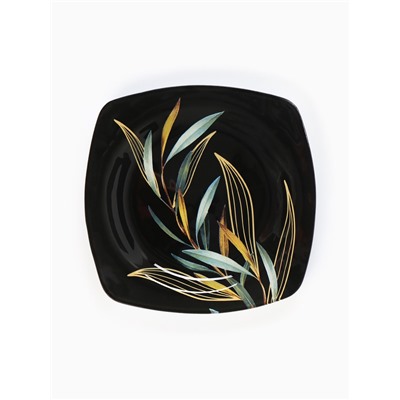 Тарелка квадратная «Тропики», 20 см