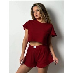 Пижама 83501 (Бордовый)