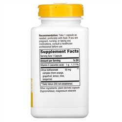 Nature's Way, буферизованный витамин C с биофлавоноидами, 1000 мг, 250 веганских капсул