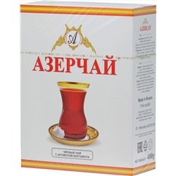 Azercay. Черный с бергамотом 400 гр. карт.упаковка