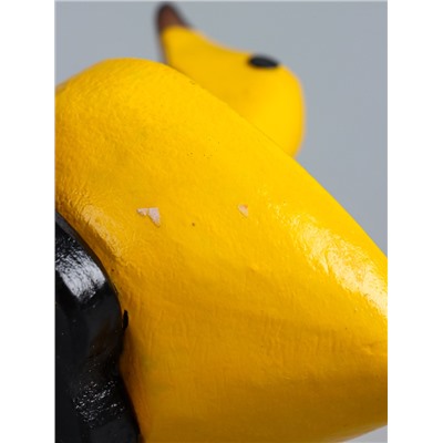 УЦЕНКА Сувенир «Уточка жёлтая» дерево 15×7×11 см