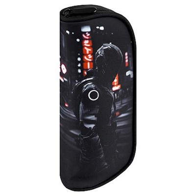 Пенал-косметичка 205х90х55 мм 72109 "ГОНЩИК В ШЛЕМЕ" полиэстер Феникс