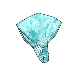 Бандана трикотажная для девочек, 2 шт в комплекте