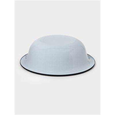 Таз эмалированный, 12 л, без декора, цвет слоновой кости