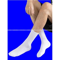 AMIGOBS высокие носки мужские белые арт. 1347