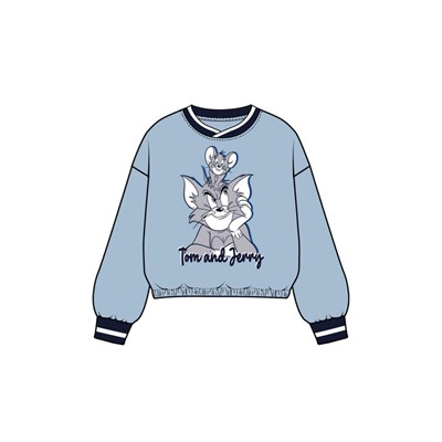 Толстовка трикотажная для девочек