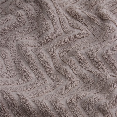 Полотенце махровое SL HOME: Geometry «Саббиа», 67×140 см, коричневое