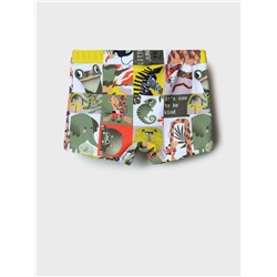 Плавки-шорты трикотажные для мальчиков, средней длины