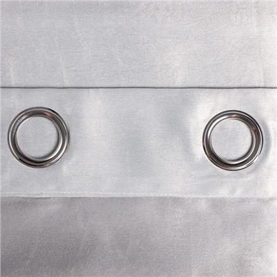 Штора портьерная на люверсах «Этель. Классика», морской волны, 130×300 см