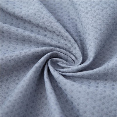 Халат вафельный мужской удлинённый Экономь и Я размер 46-48, цвет серый, 100% хлопок, 200 г/м²