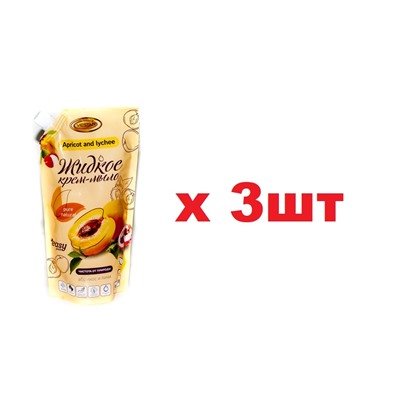 Vestar Жидкое мыло 500мл Абрикос и личи 3шт
