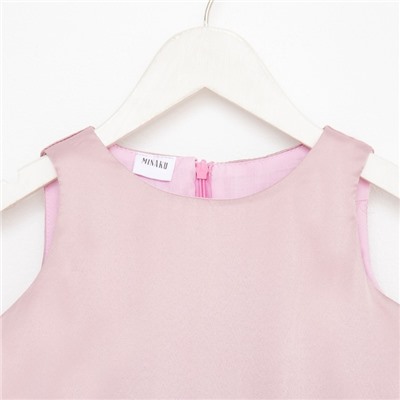 Платье для девочки MINAKU: PartyDress, рост 104-110 см, цвет пыльной розы