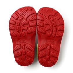 Сабо детские «Тим», амарантовое, салатовый, размер 33-34