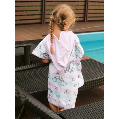 Полотенце - пончо детское LoveLife «Единороги», 60×120 см
