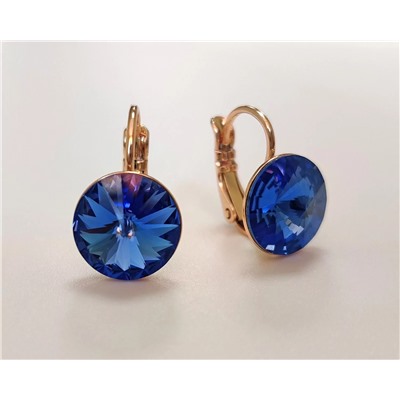 Серьги кристаллами Swarovski