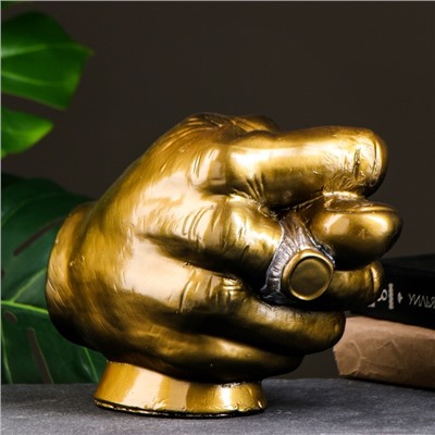 Копилка для денег «Фига», гипс, 16×29 см