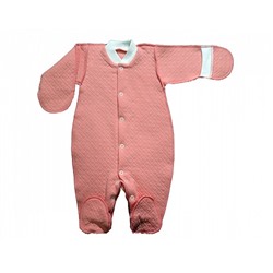 Комбинезон на кнопках, ручки-варежки, швы наружу (ИОК415)