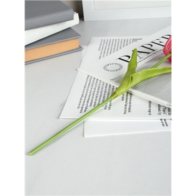 Цветок искусственный Тюльпан 32 см розовые / GR-057 /уп 10/100/1200/латекс