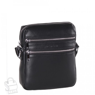 Сумка мужская кожаная 801-2BSEH black Heanbag