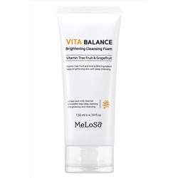 MeLoSo Очищающая пенка для лица с витаминами / Vita Balance Brightening Cleansing Gel Foam, 130 мл KRISTALLER, 1111110