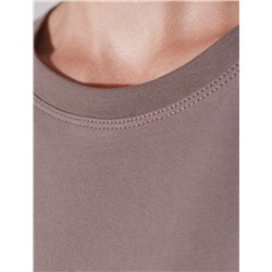 Нарядная футболка с блестящим принтом фольгой