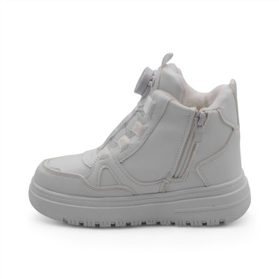 Кроссовки зимние на меху А7186-18 белые п/п