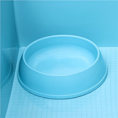 Клетка для грызунов «Пижон» №1 складная, 58×40×34 см (+миска, 2 кормушки), бирюзовая