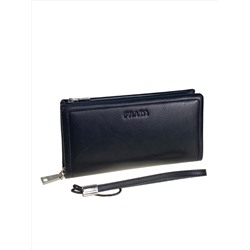 Клатч мужской из натуральной кожи, цвет черный