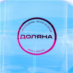 Органайзер для мелочей Доляна, пластик, 3 яруса, 18 ячеек, 15×15×12 см, МИКС