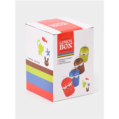 Ланч бокс TAKE IT EASY «Кот», 780 мл, сохраняет тепло 4 ч, нержавеющая сталь