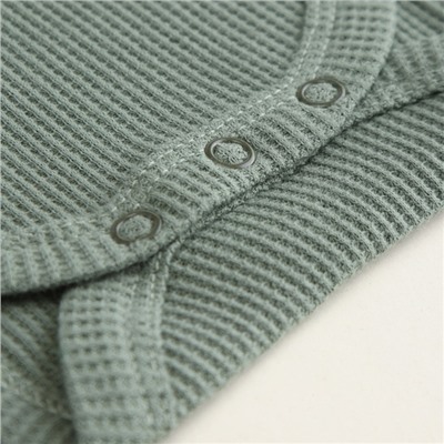 Набор боди 2 шт. SL HOME, рост 62-68 см, бежевый, оливковый