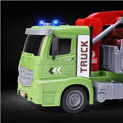 Машина "Лесовоз" на батарейках, в коробке