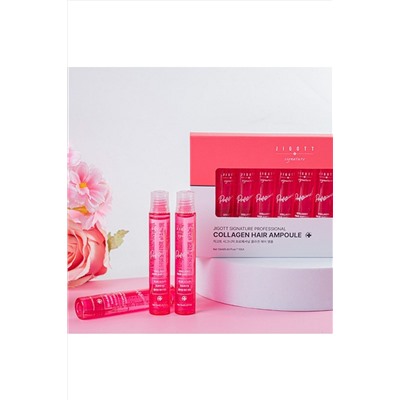 Jigott Ампульный филлер для волос с коллагеном / Signature Professional Collagen Hair Ampoule, 10 шт. x 13 мл KRISTALLER, 1132992