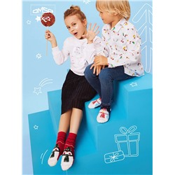 Omsa Носки OMSA kids   Calzino 21N61 плюш (Шарфики)