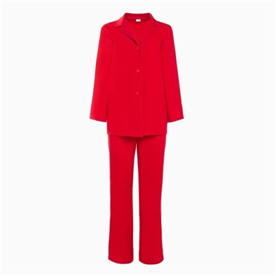 Костюм женский (жакет, брюки) MINAKU: Green trend, размер 42, красный