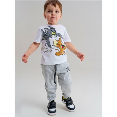 Комплект детский трикотажный для мальчиков: фуфайка (футболка), брюки